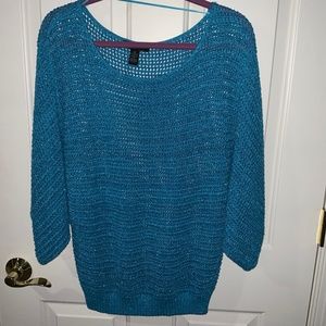 Ladies Fashion Sweater w/Shimmer